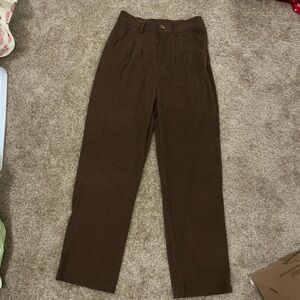 medium brown corduroy pants